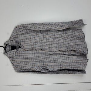 Johnnie O Dwayne Button Down Dress Shirt Top Shelf Plaid Business Mens S